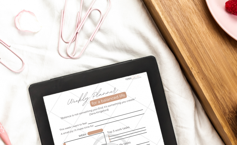 Design Your Week with Balance in Mind